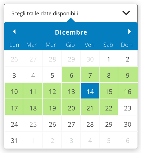 Pianifica data e ora delle lezioni